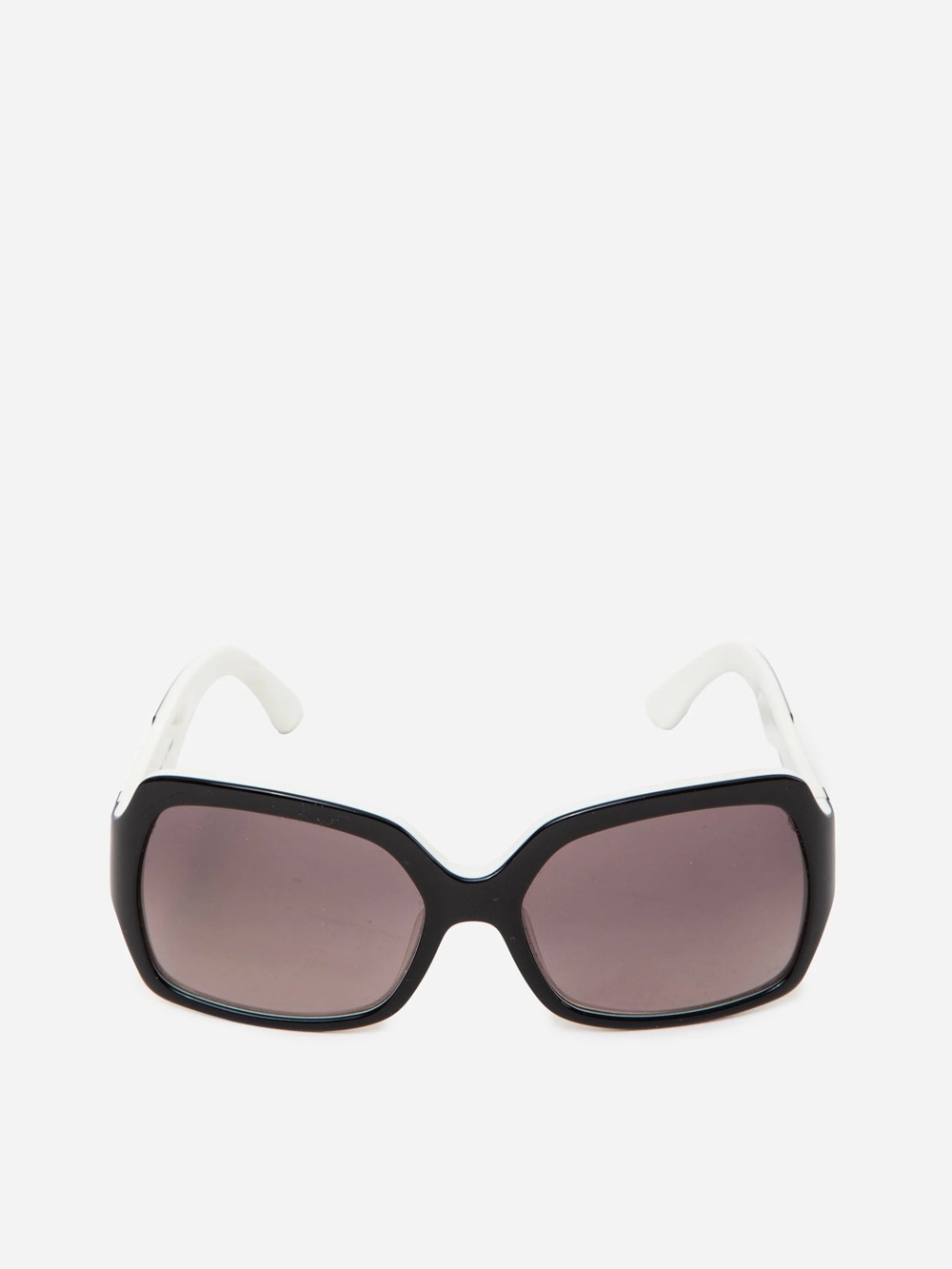 Fendi Black and White Oversized Logo Sunglasses